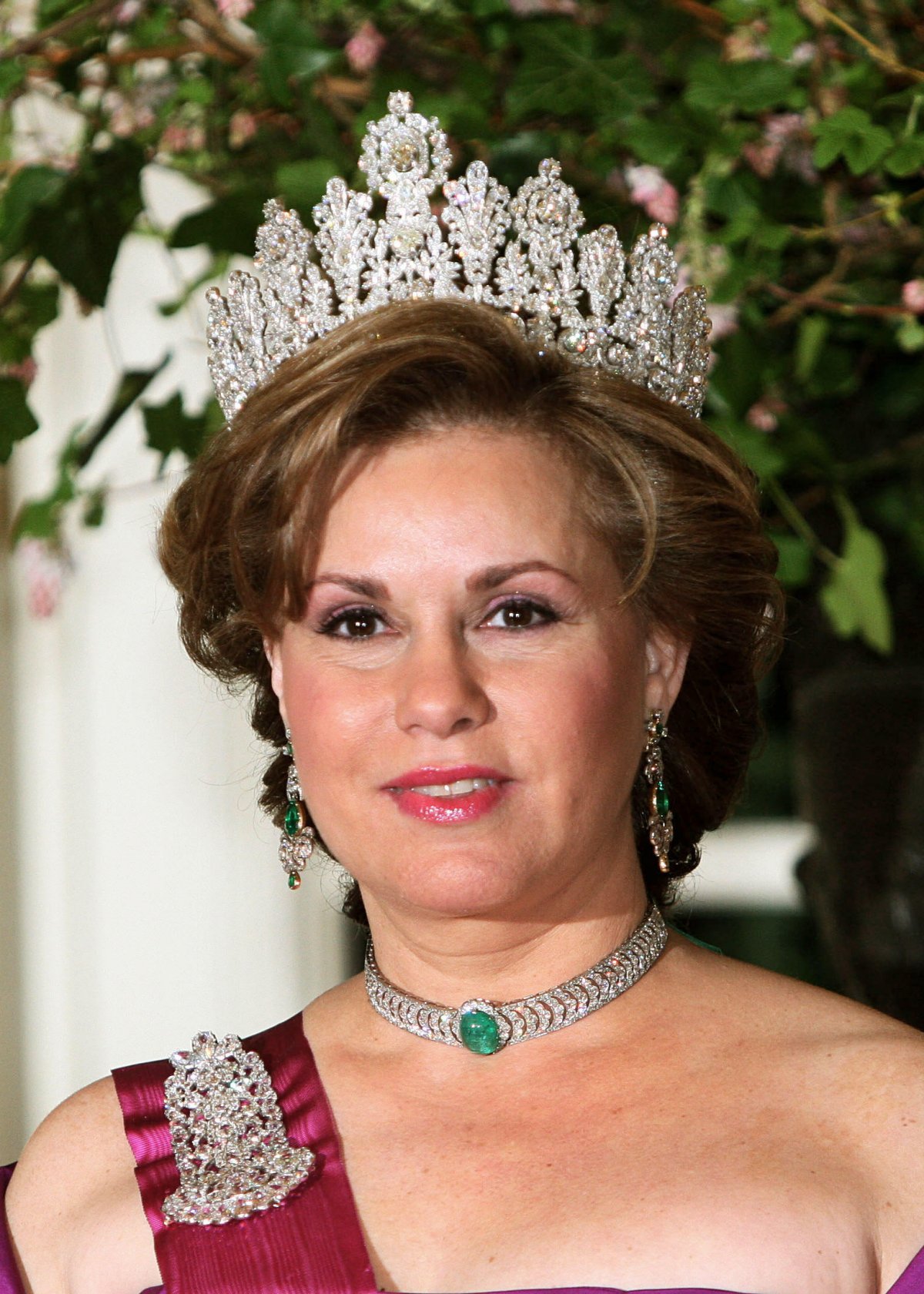 The Grand Duchess of Luxembourg attends a state banquet at the Palace of Laeken in Belgium on March 20, 2007 (Albert Nieboer/DPA Picture Alliance/Alamy)