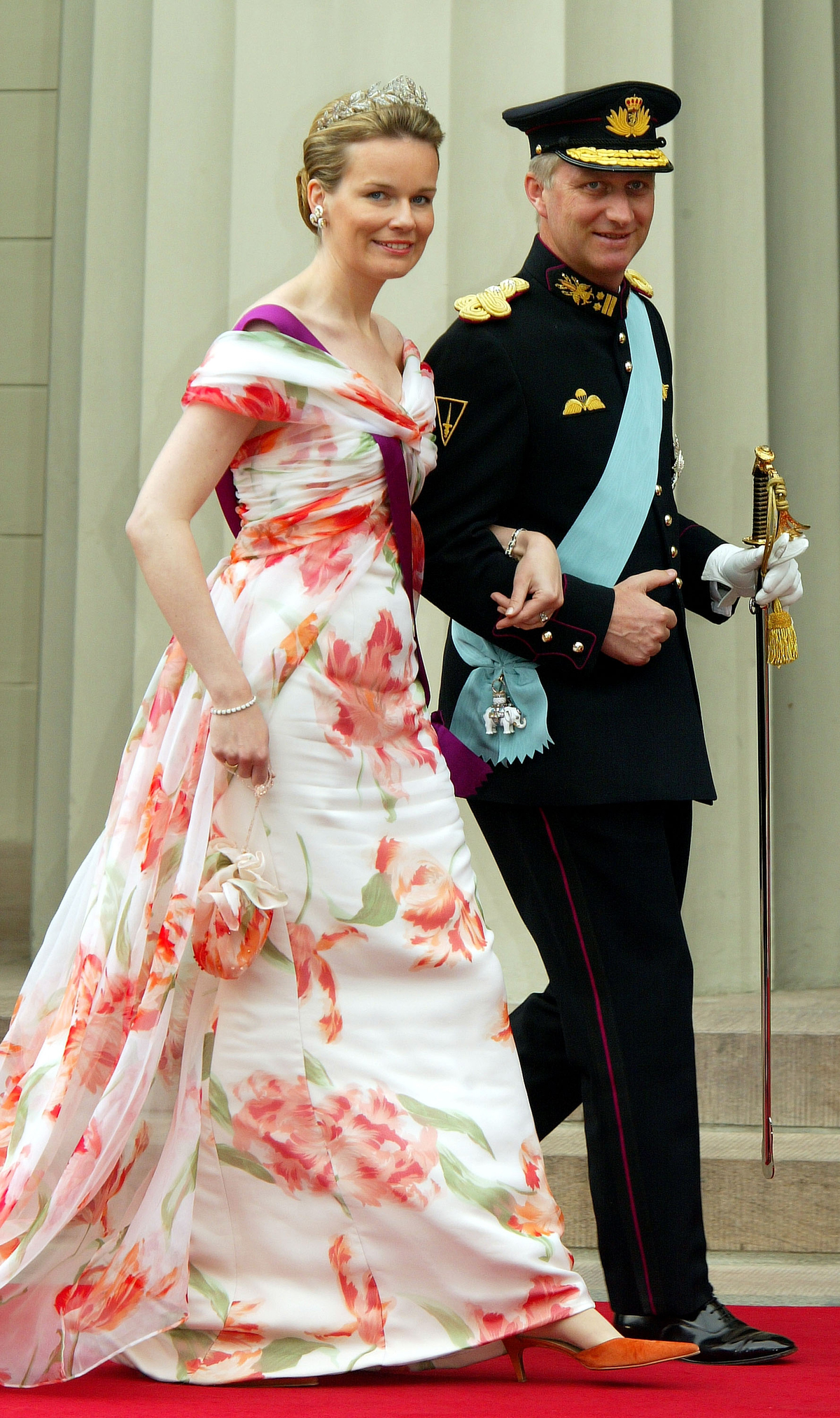 The Duke and Duchess of Brabant attend the wedding of the Crown Prince and Crown Princess of Denmark in Copenhagen on May 14, 2004 (Pascal Le Segretain/Getty Images)