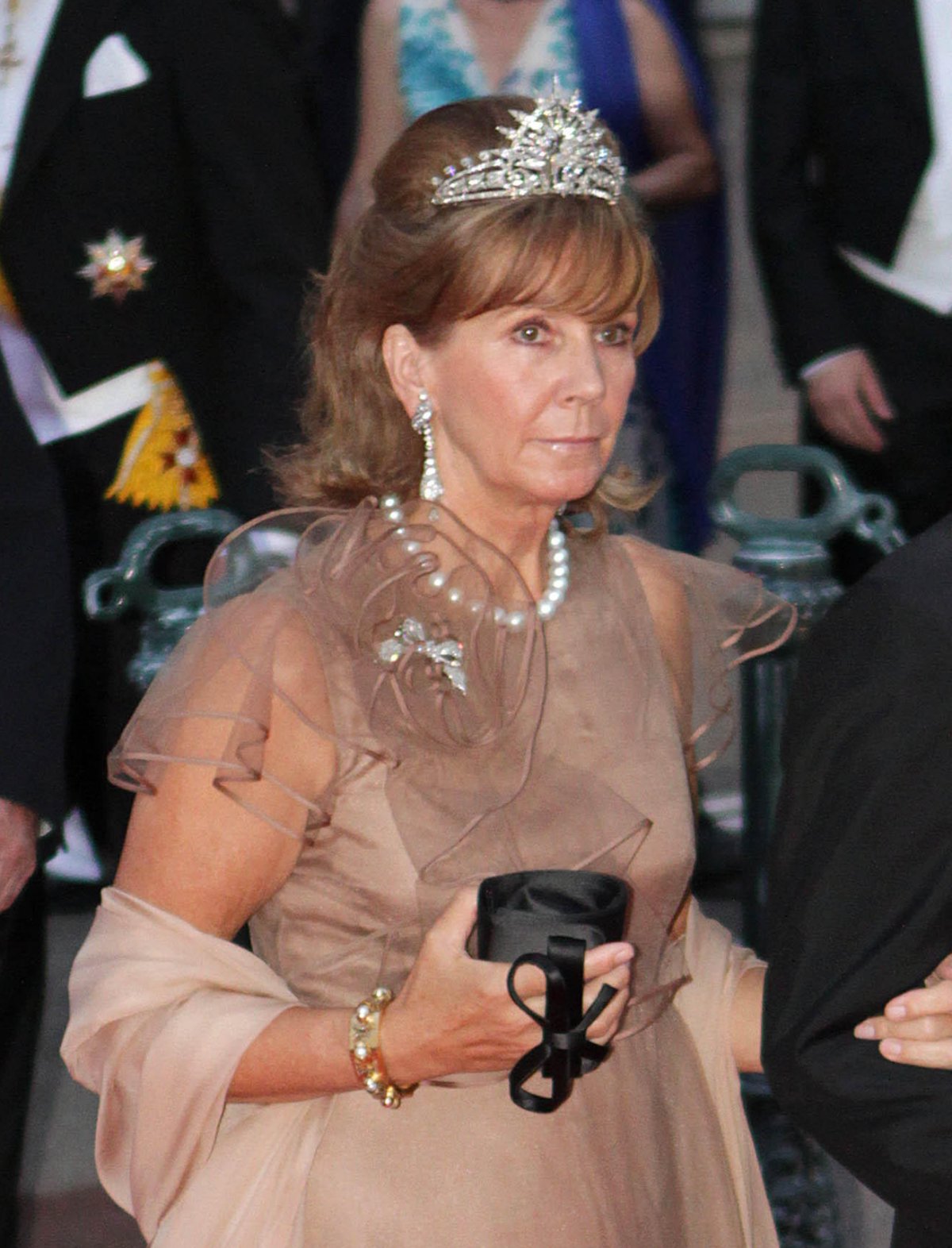 Ursula of Bavaria attends the reception following the wedding of the Prince and Princess of Monaco on July 2, 2011 (Albert Nieboer/DPA Picture Alliance Archive/Alamy)