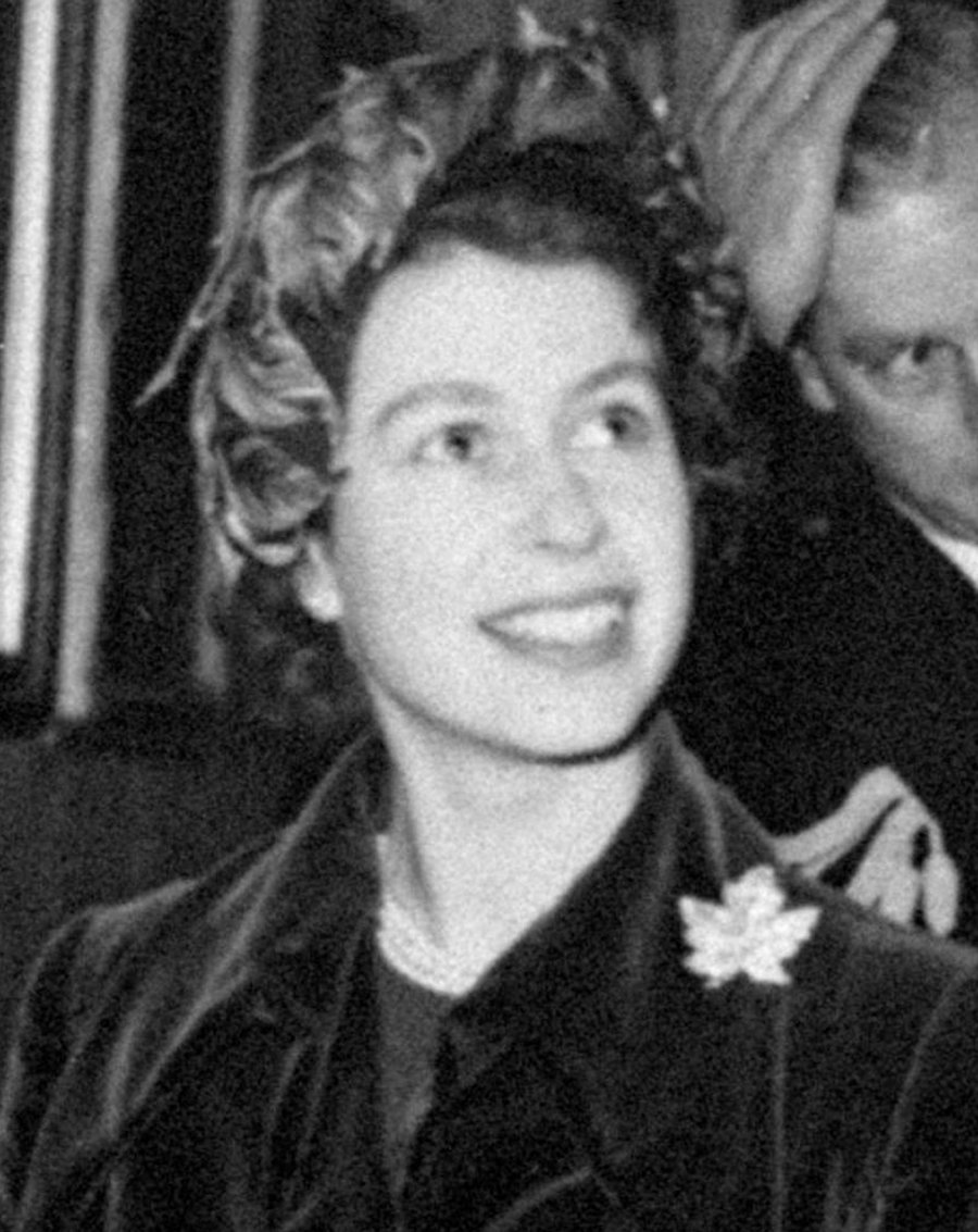Princess Elizabeth is pictured during the royal tour of Canada, 1951 (PA Wire/PA Images/Alamy)