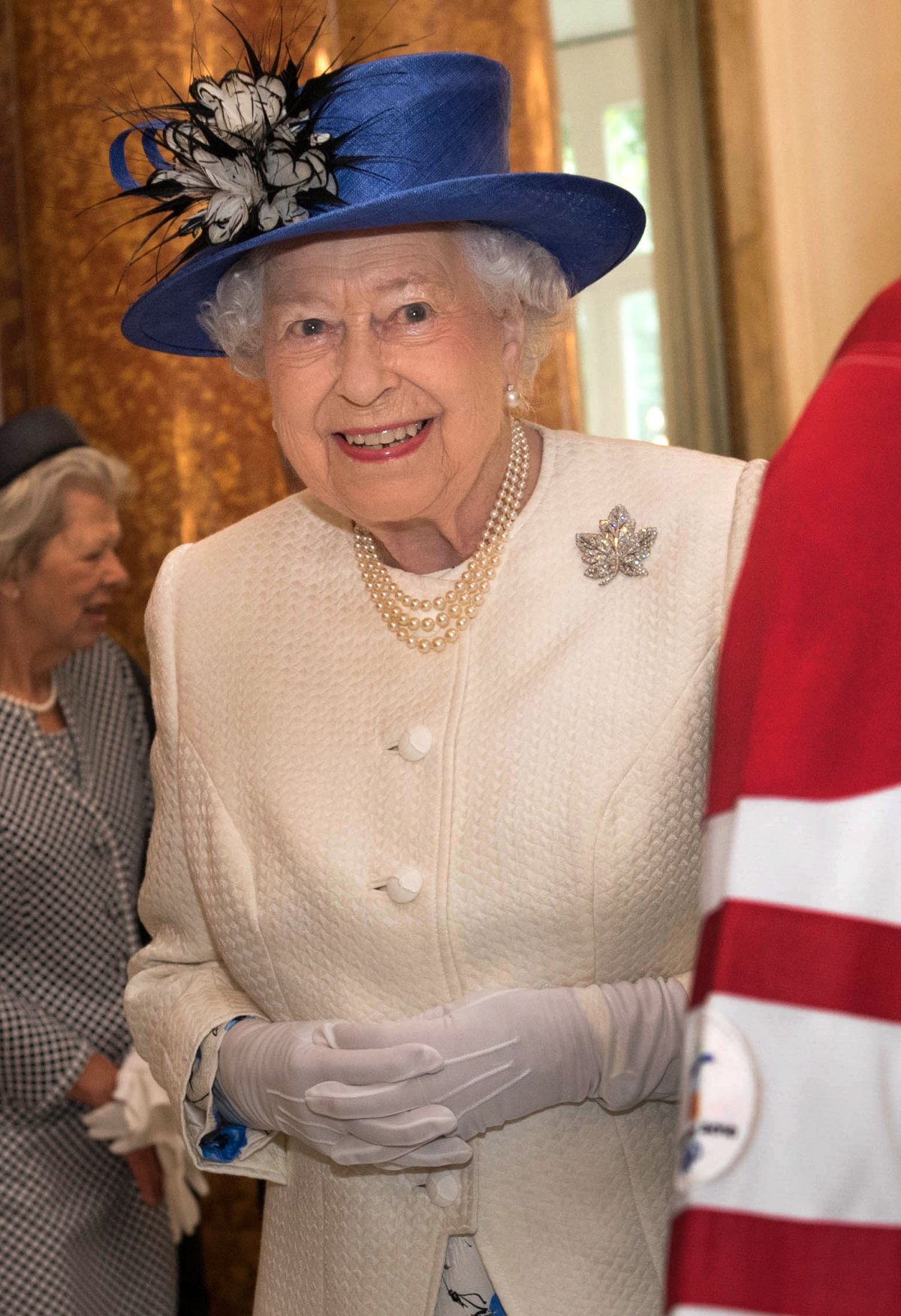 Queen Elizabeth II visits Canada House in London on July 19, 2017 (Stefan Rousseau - WPA Pool /Getty Images)