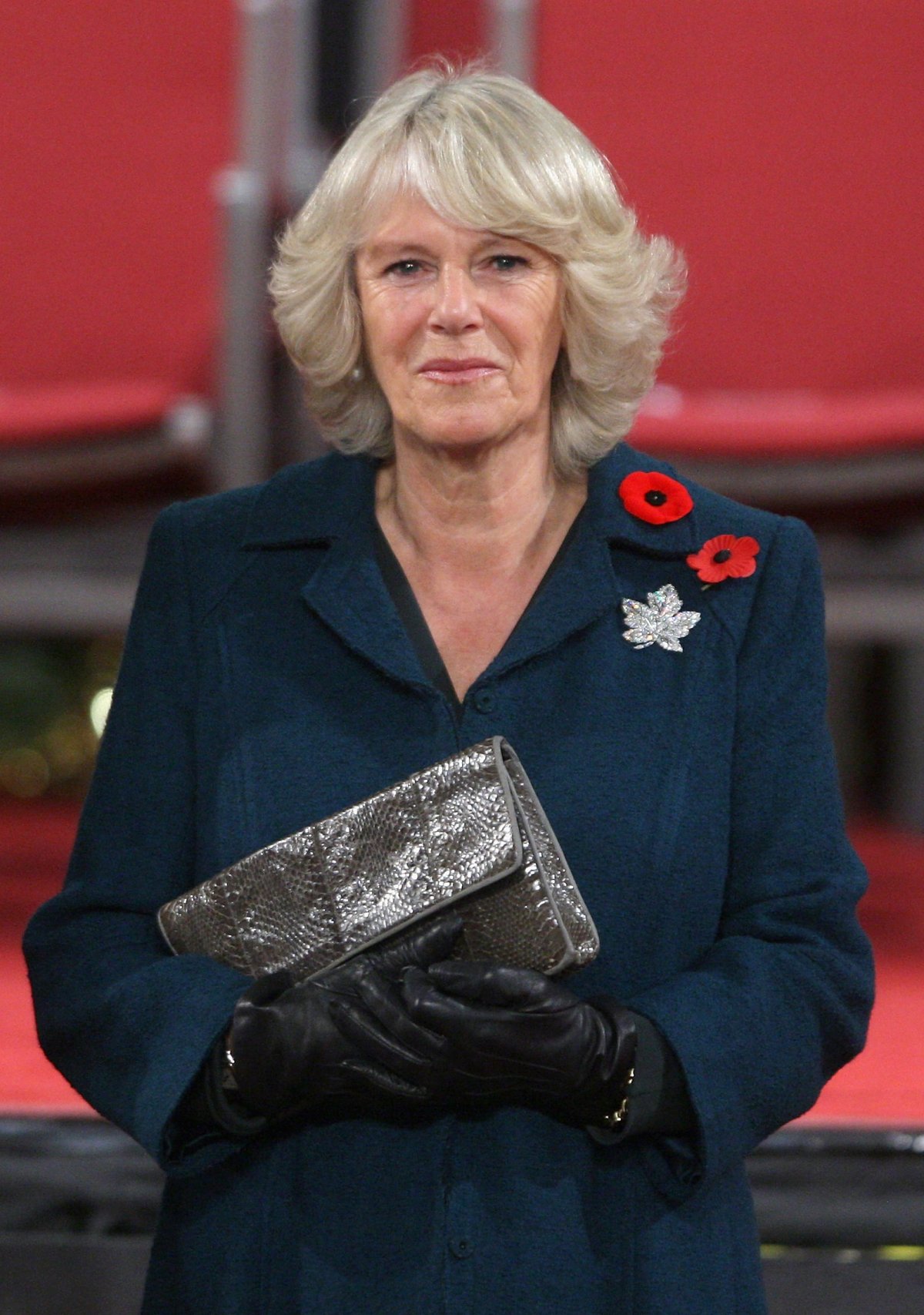 The Duchess of Cornwall attends a welcome ceremony at the Mile One Centre in Saint John's, Canada, on November 2, 2009 (Chris Jackson/Getty Images)