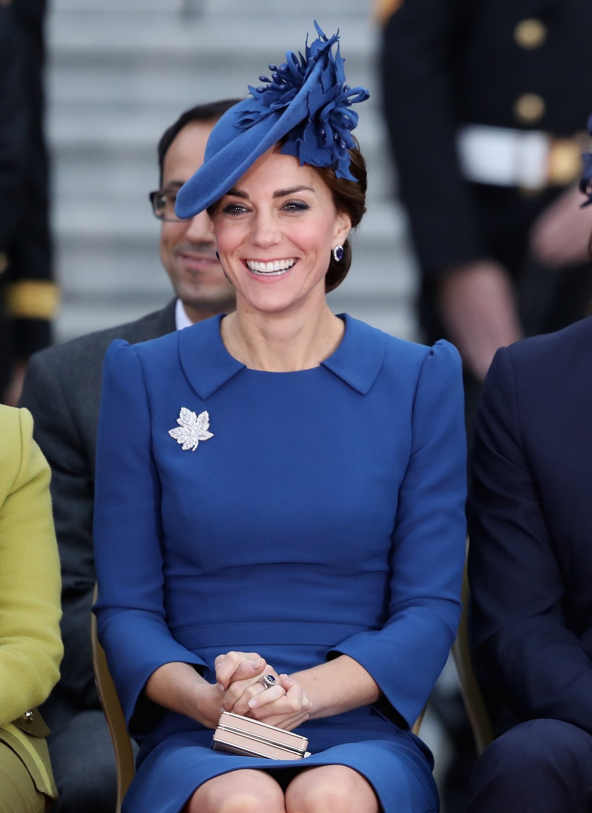 The Duchess of Cambridge attends an official welcome ceremony at the British Columbia Legislature in Victoria on September 24, 2016 (Chris Jackson/Getty Images)