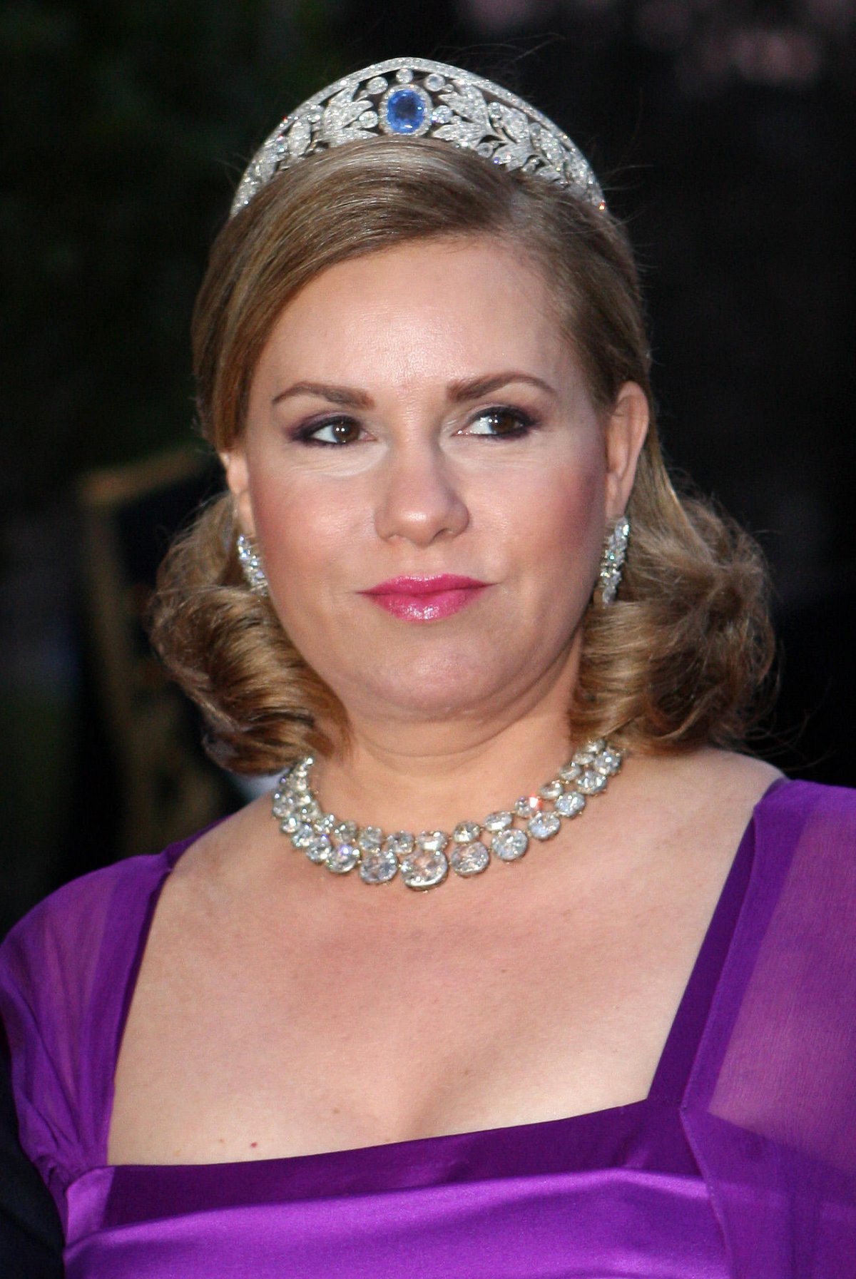 The Grand Duchess of Luxembourg is pictured during an official visit to Sweden on April 16, 2008 (Albert Nieboer/DPA Picture Alliance/Alamy)