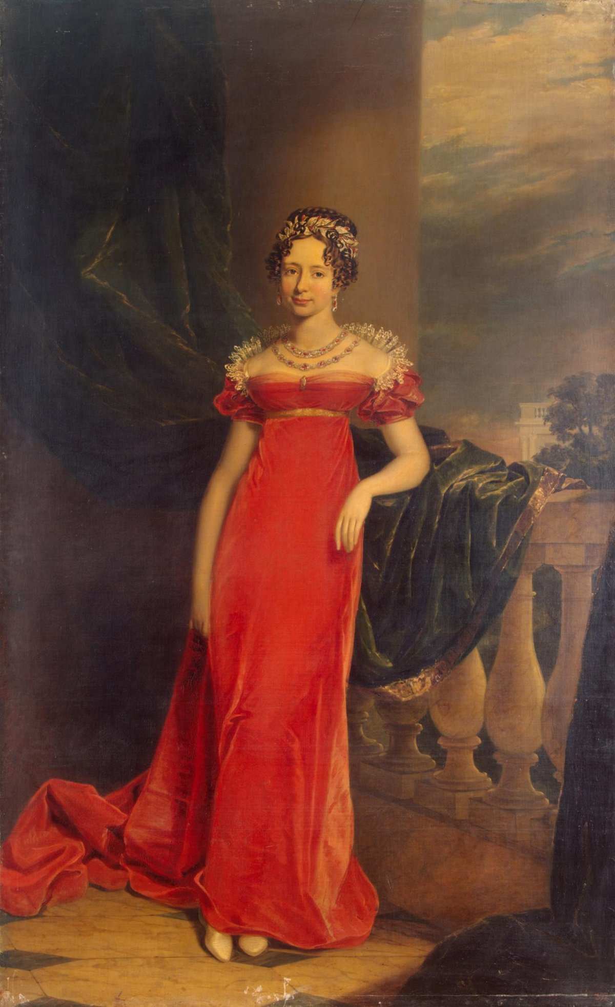 Portrait of Grand Duchess Maria Pavlovna by George Dawe, ca. 1822 (Wikimedia Commons)