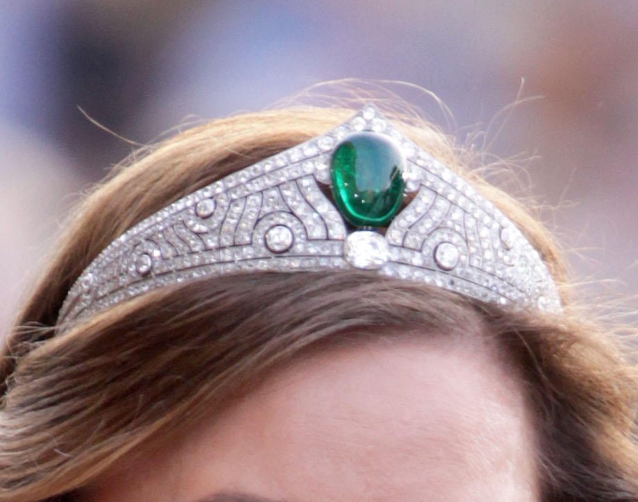 Grand Duchess Marie Teresa of Luxembourg attends a gala at the Royal Theatre in Copenhagen during Queen Margrethe II of Denmark's 70th birthday celebrations on April 15, 2010 (Albert Nieboer/DPA Picture Alliance/Alamy)