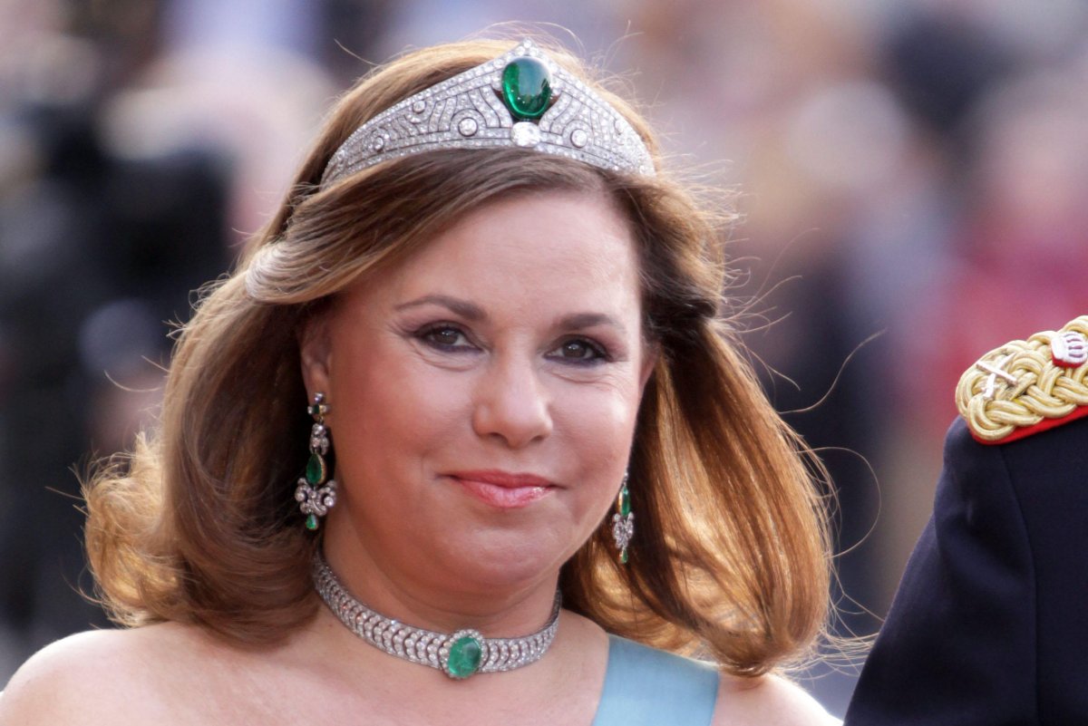 Grand Duchess Marie Teresa of Luxembourg attends a gala at the Royal Theatre in Copenhagen during Queen Margrethe II of Denmark's 70th birthday celebrations on April 15, 2010 (Albert Nieboer/DPA Picture Alliance/Alamy)