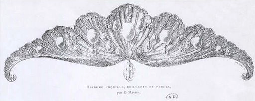The original Oscar Massin design for the tiara