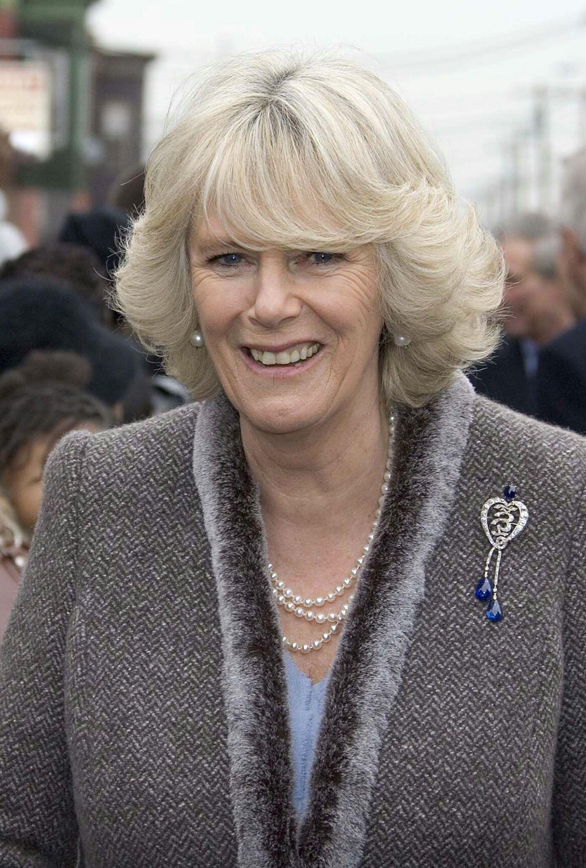 The Duchess of Cornwall visits the Mural Arts Project at Heavenly Hall in Philadelphia on January 27, 2007 (Anwar Hussein/Alamy)