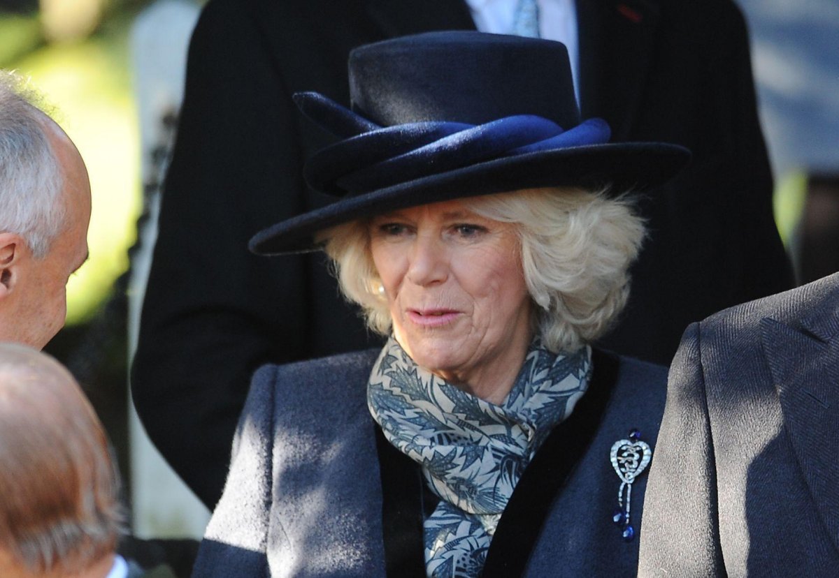 The Duchess of Cornwall attends a Christmas Day church service at St. Mary Magdalene, Sandringham on December 25, 2013 (Joe Giddens/PA Images/Alamy)