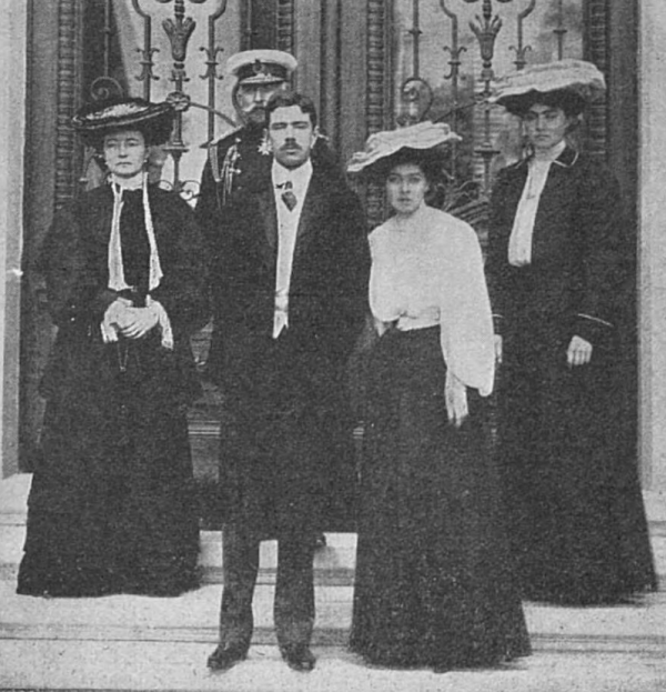 The Connaughts with Prince Gustaf Adolf in Cairo, 1905