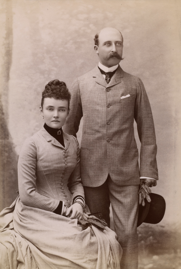 The Duke and Duchess of Connaught, ca. 1887 (Royal Collection Trust)