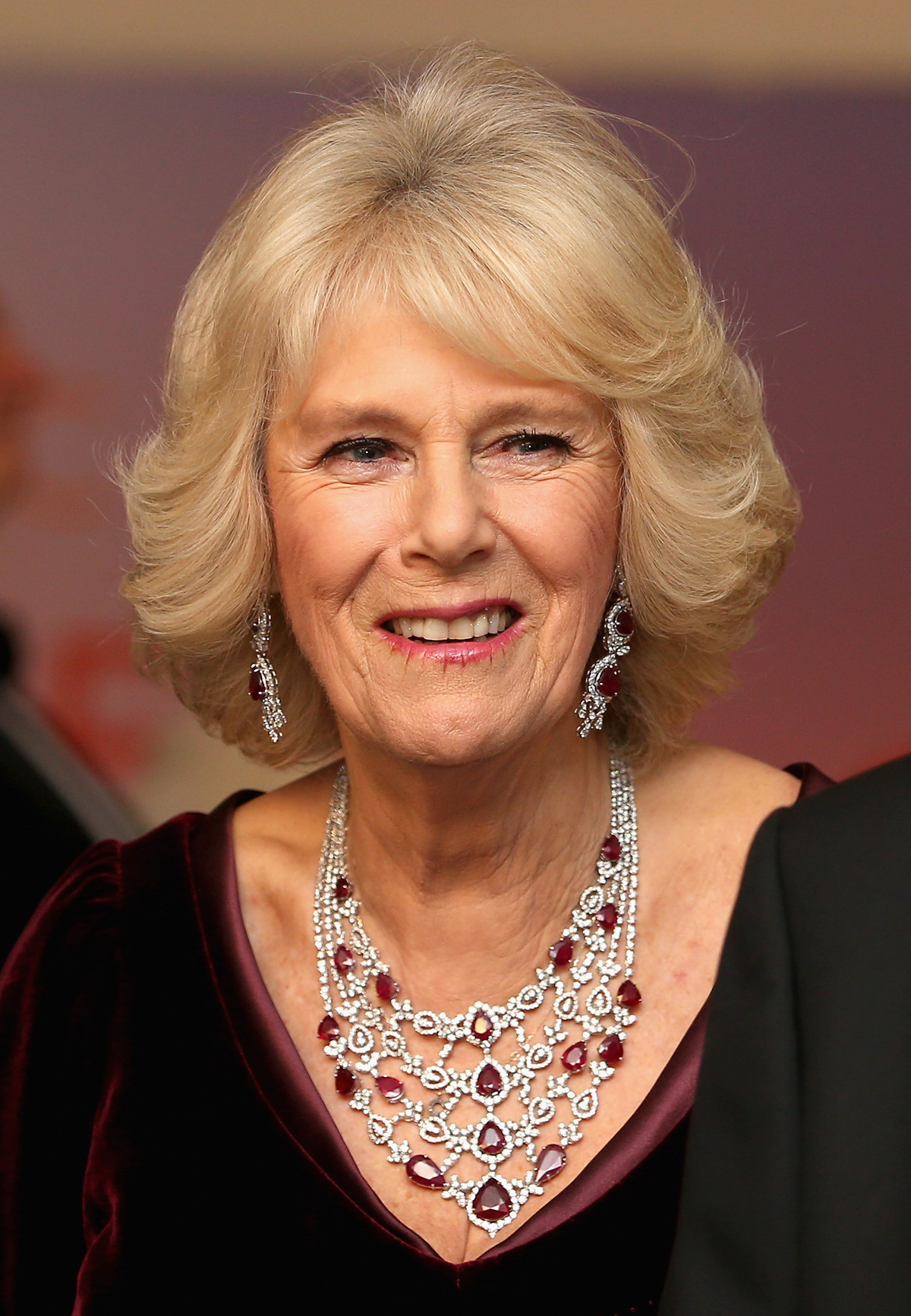 The Duchess of Cornwall attends the Royal Film Performance of The Second Best Exotic Marigold Hotel at Odeon Leicester Square on February 17, 2015 (Chris Jackson - WPA Pool/Getty Images)