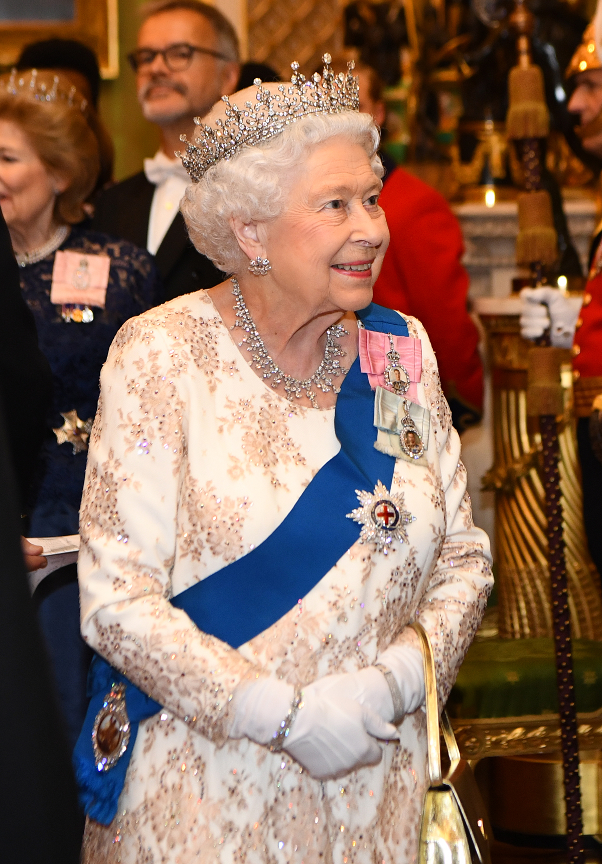 Queen Elizabeth II attends the annual Diplomatic Reception at Buckingham Palace on December 4, 2018 (Victoria Jones - WPA Pool/Getty Images)