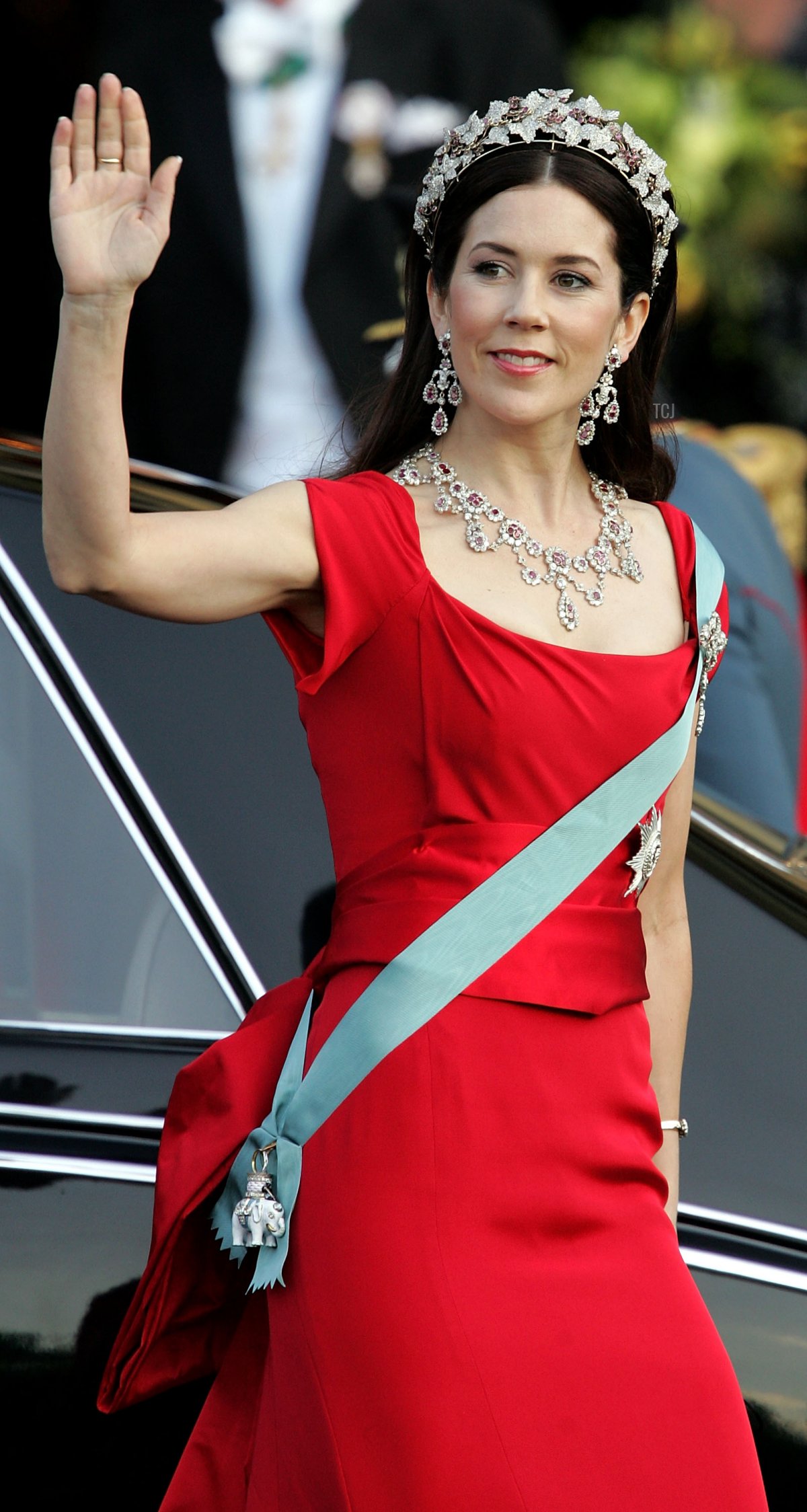Crown Princess Mary of Denmark at her pre-wedding gala, May 2004
