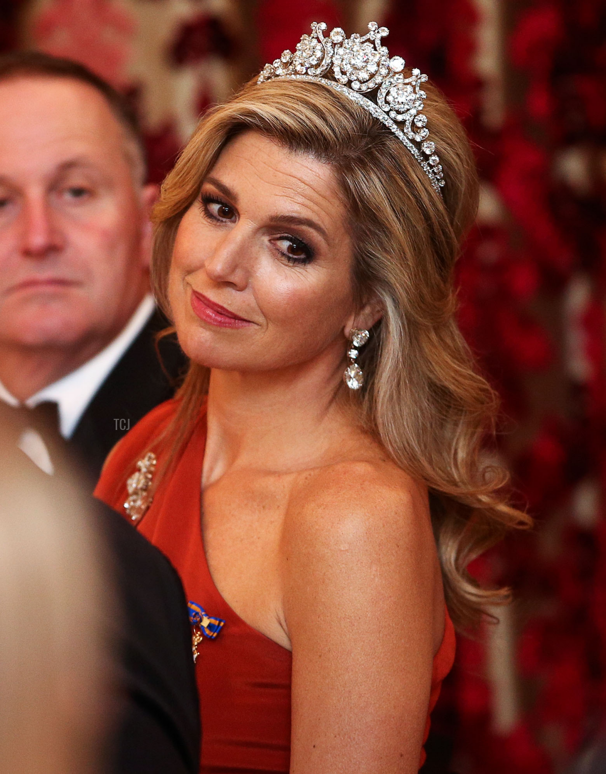 Queen Maxima wears Queen Emma's Diamond Tiara, November 2016