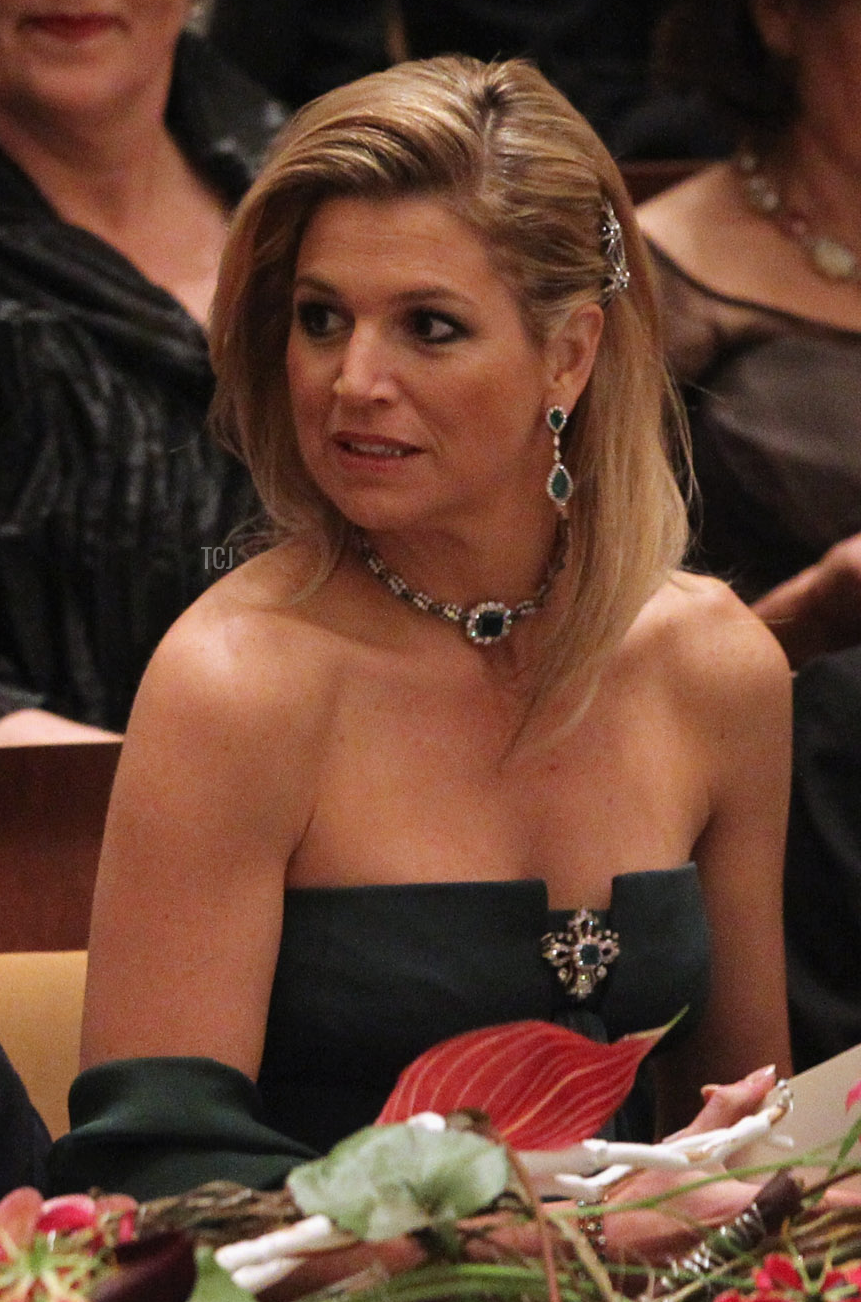 Princess Maxima attends a performance of the Dutch Royal Concert Orchestra at the Berlin Philharmonic on April 13, 2011 in Berlin, Germany