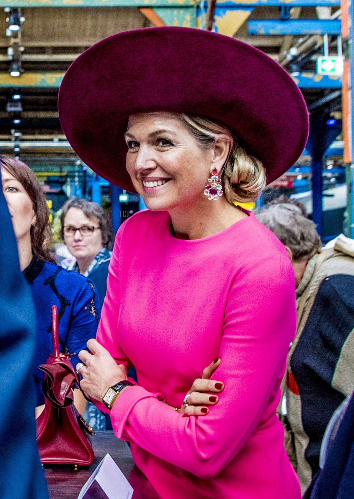 Dutch Queen Maxima attends the 10-year jubilee of the foundation Het Begint met Taal (It Begins with Language) in the Rijtuigenloods in Amersfoort on March 27, 2018
