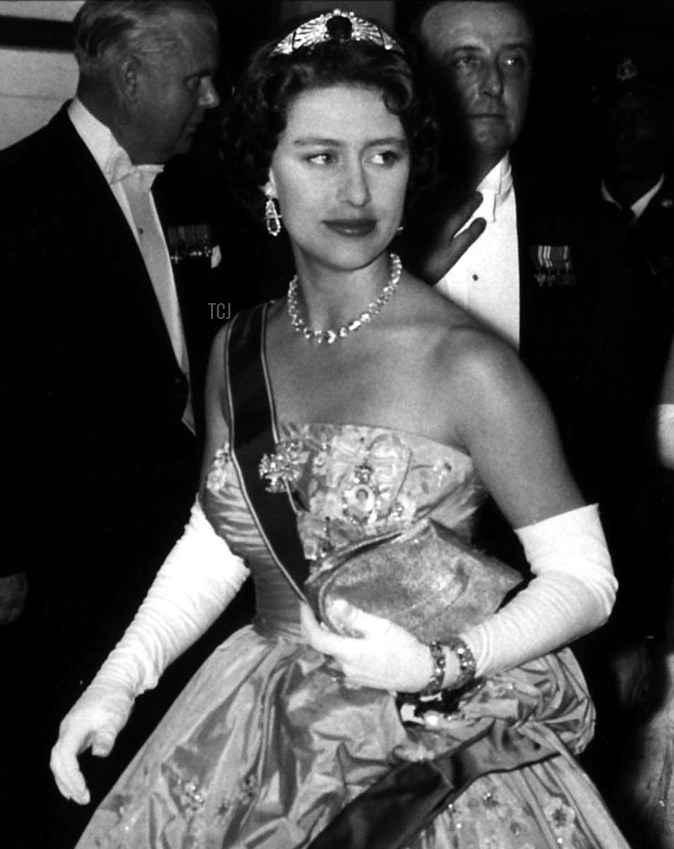 Princess Margaret at a reception and a garden party in Georgetown, May 1958