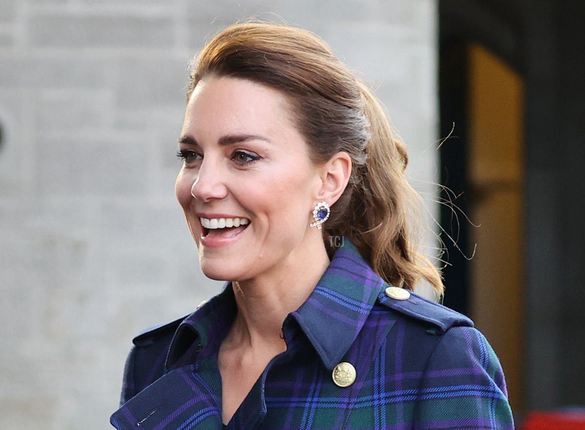 Prince William, Duke of Cambridge and Catherine, Duchess of Cambridge arrive to host NHS Charities Together and NHS staff at a unique drive-in cinema to watch a special screening of Disney’s Cruella at the Palace of Holyroodhouse on day six of their week-long visit to Scotland on May 26, 2021
