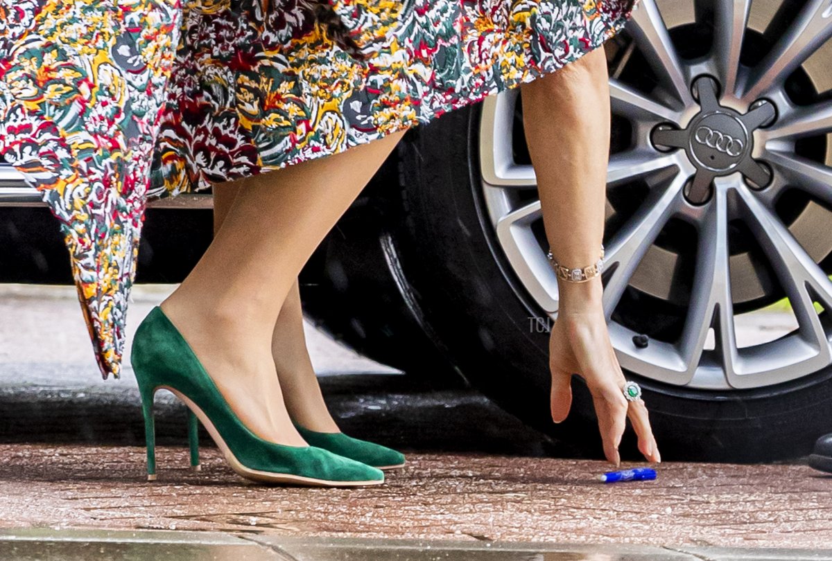 King Willem-Alexander of The Netherlands and Queen Maxima of The Netherlands visit Brightlands Campus Greenport during their region visit to North-Limburg on May 27, 2021 in Venlo, Netherlands