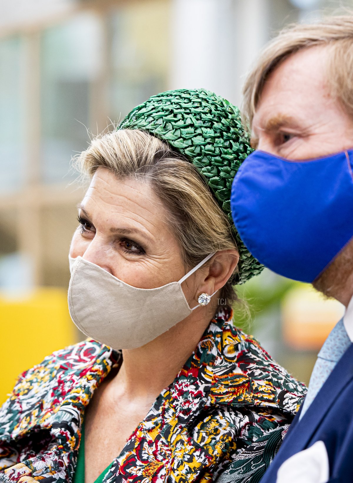 King Willem-Alexander of The Netherlands and Queen Maxima of The Netherlands visits Brightlands Campus Greenport during their region visit to North-Limburg on May 27, 2021 in Venlo, Netherlands