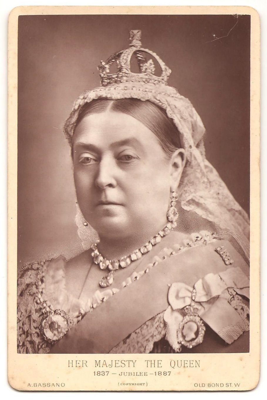 Queen Victoria by Bassano, 1887