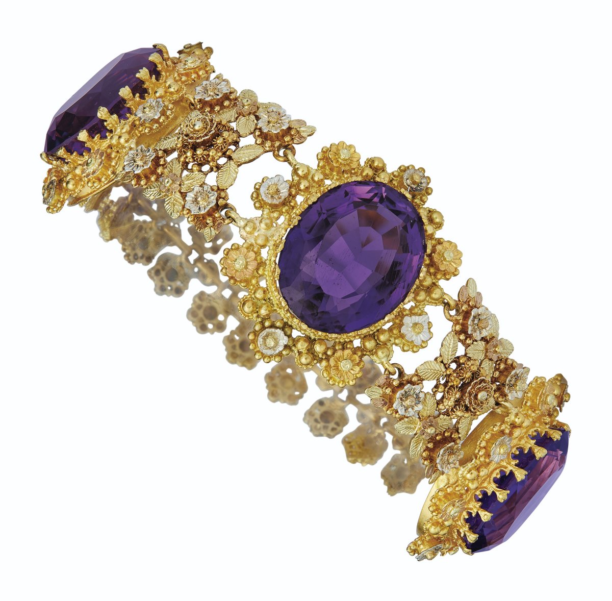 Antique Suite of Amethyst Jewelry
