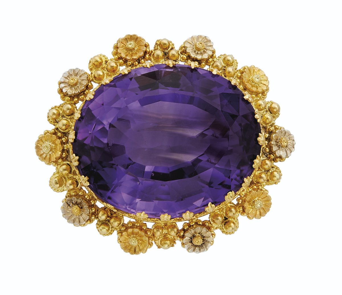 Antique Suite of Amethyst Jewelry