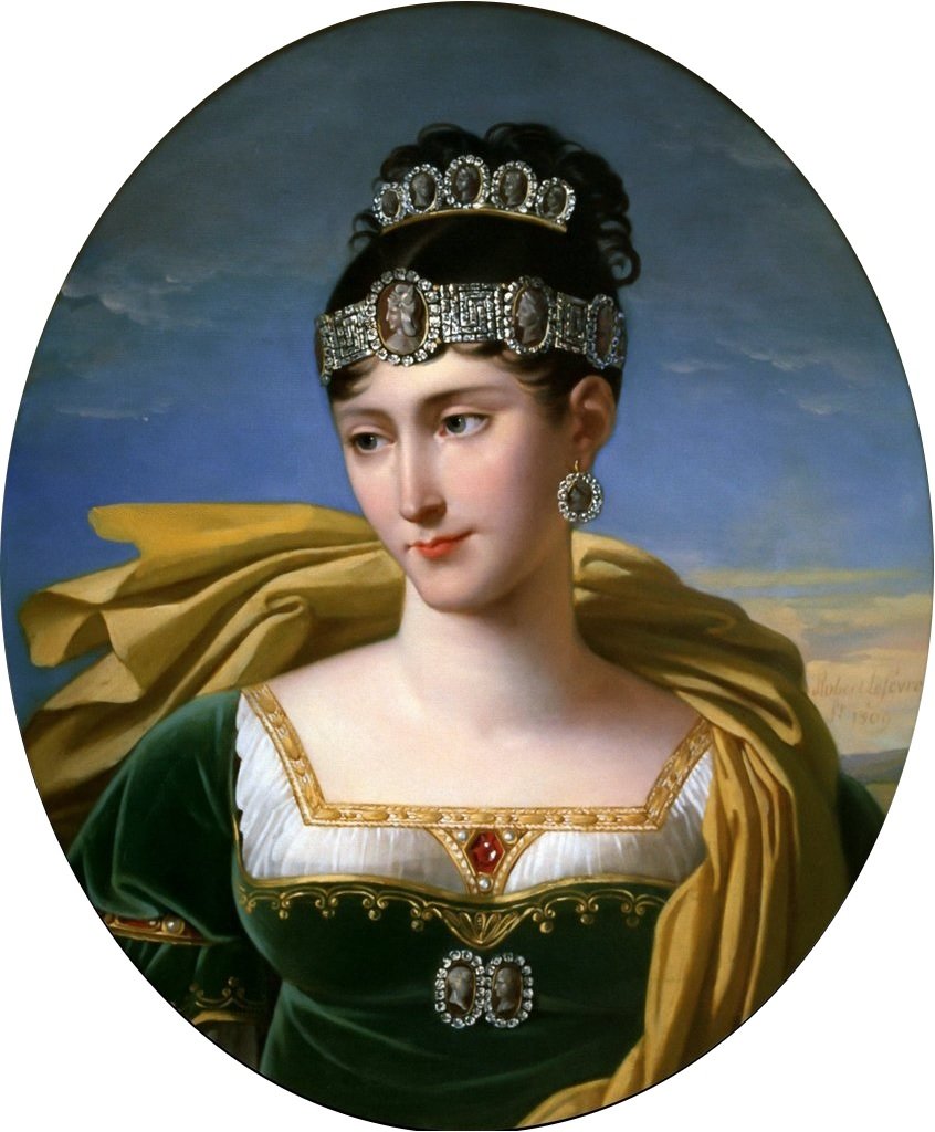 Robert Lefèvre's portrait of Pauline Bonaparte, ca. 1803