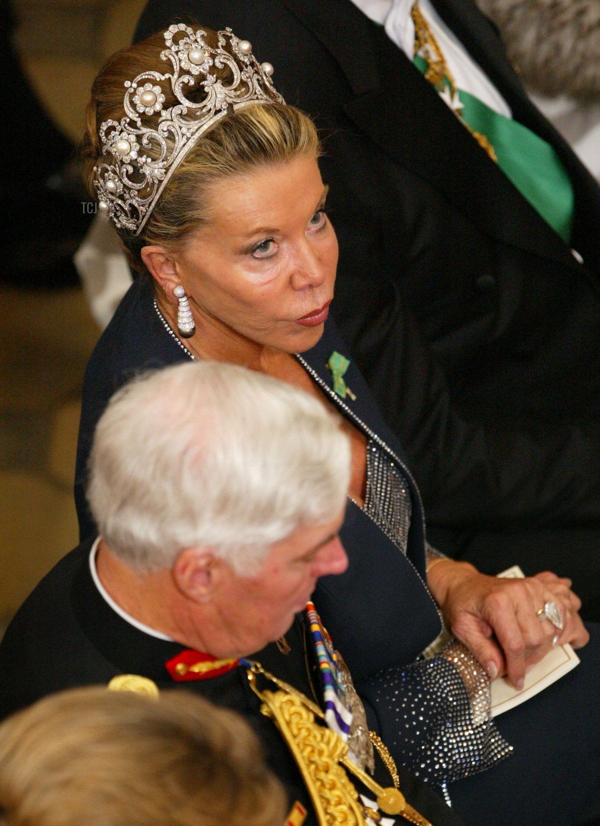 Princess Marina of Savoy attends the wedding of Danish Crown Prince Frederik and Mary Donaldson at Copenhagen Cathedral May 14, 2004 in Copenhagen, Denmark