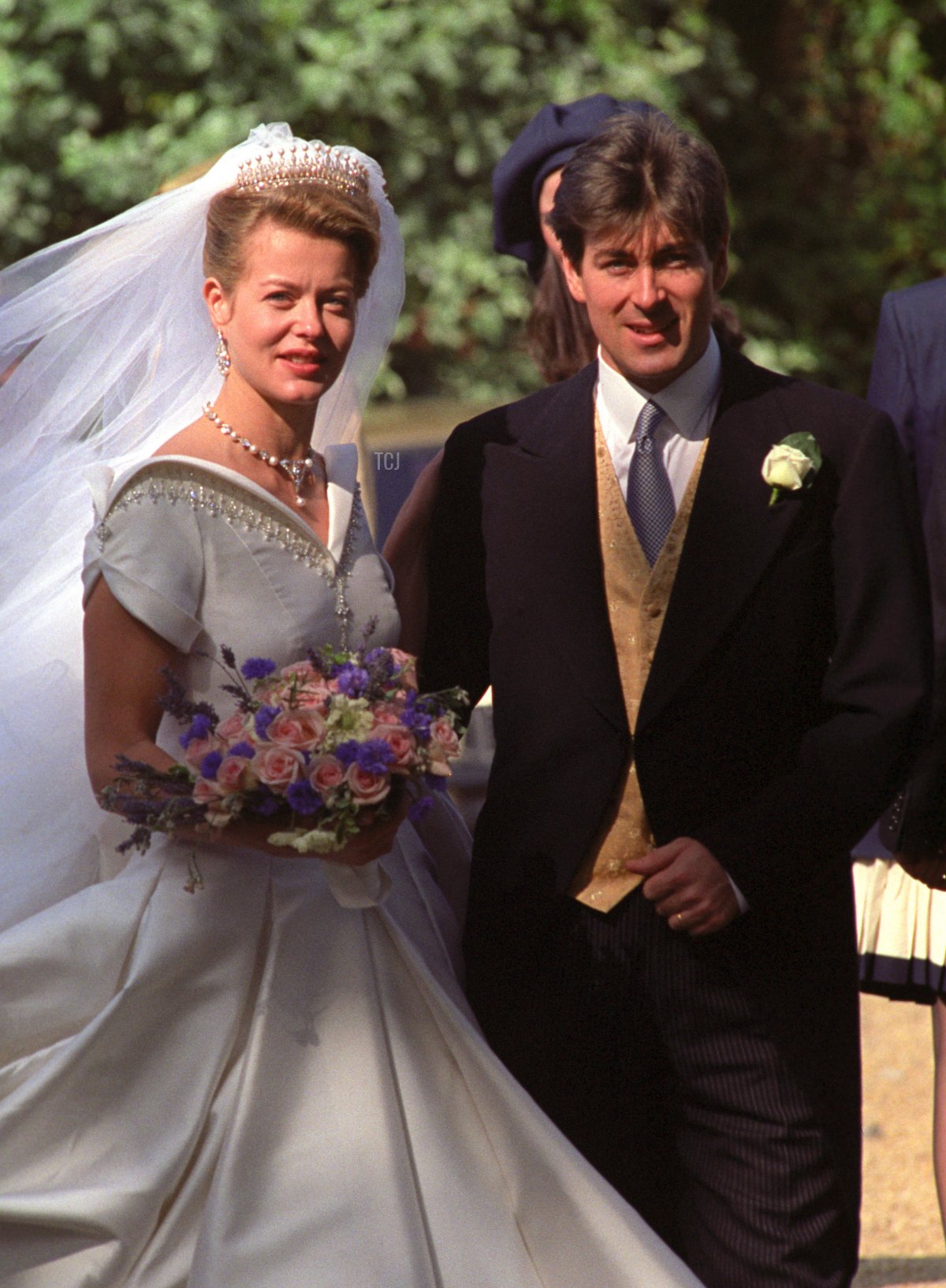Timothy Taylor and Lady Helen Windsor on their wedding day, July 1992