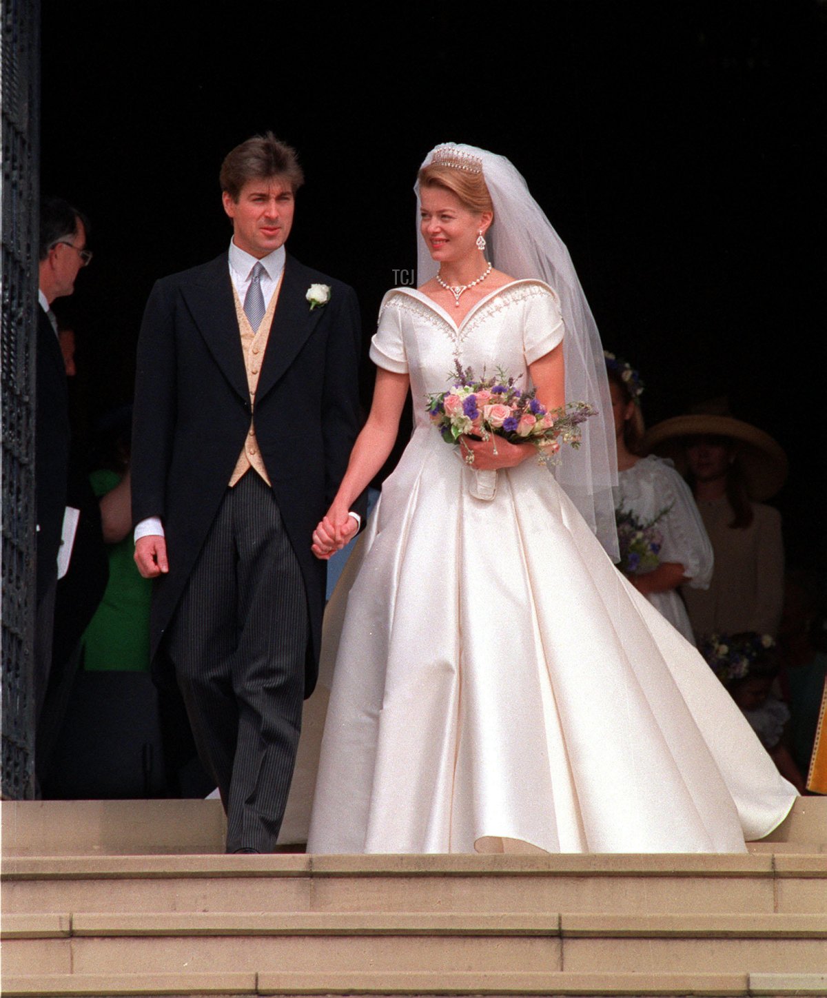 Timothy Taylor and Lady Helen Windsor on their wedding day, July 1992