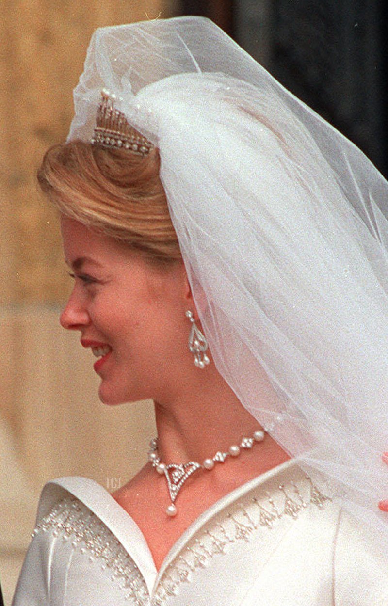 Timothy Taylor and Lady Helen Windsor on their wedding day, July 1992