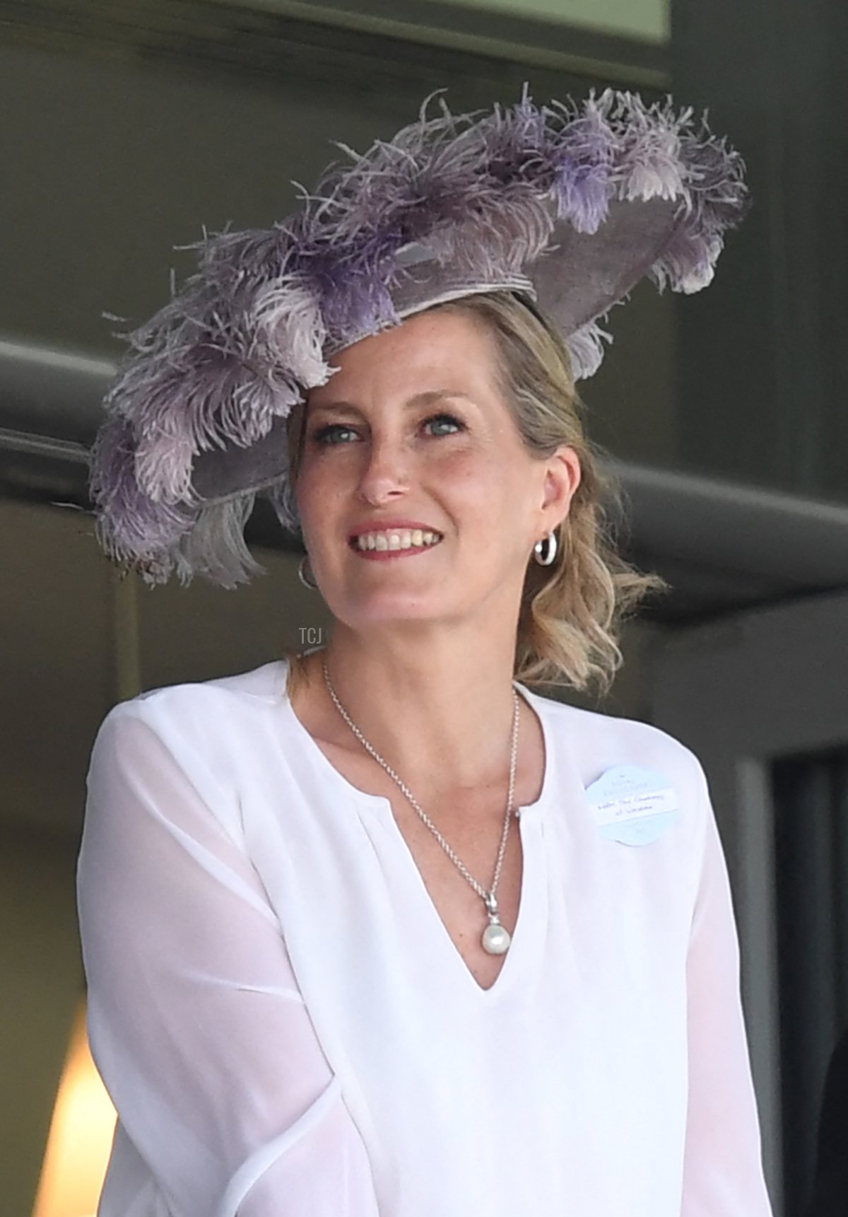 Britain's Sophie, Countess of Wessex (L) and Britain's Prince Edward, Earl of Wessex attend the second day of the Royal Ascot horse racing meet, in Ascot, west of London on June 16, 2021