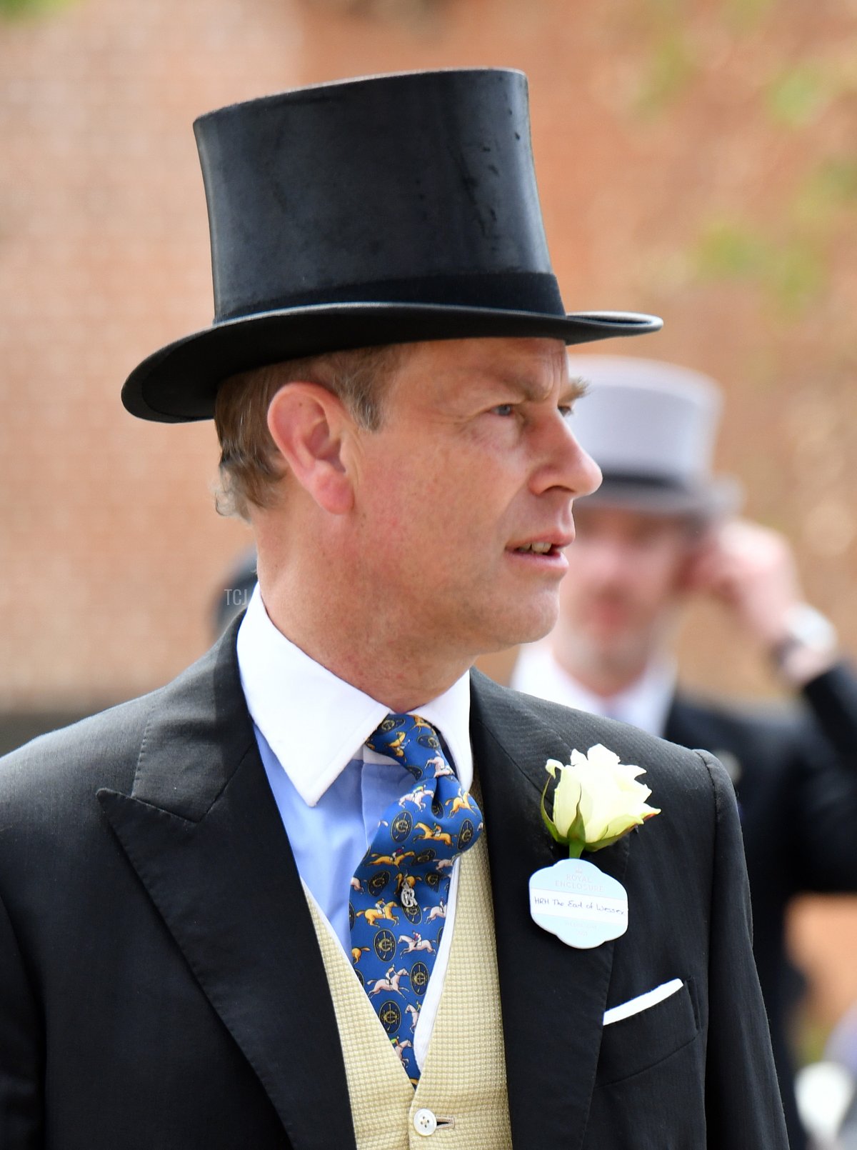 Prince Edward, Earl of Wessex arrives at Royal Ascot 2021 at Ascot Racecourse on June 16, 2021 in Ascot, England