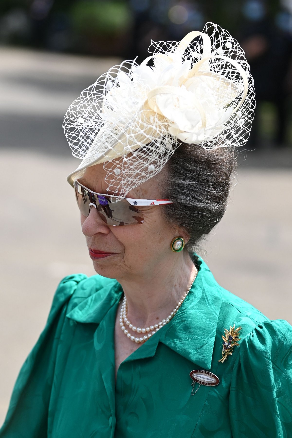 Britain's Princess Anne, Princess Royal arrives on the second day of the Royal Ascot horse racing meet, in Ascot, west of London on June 16, 2021