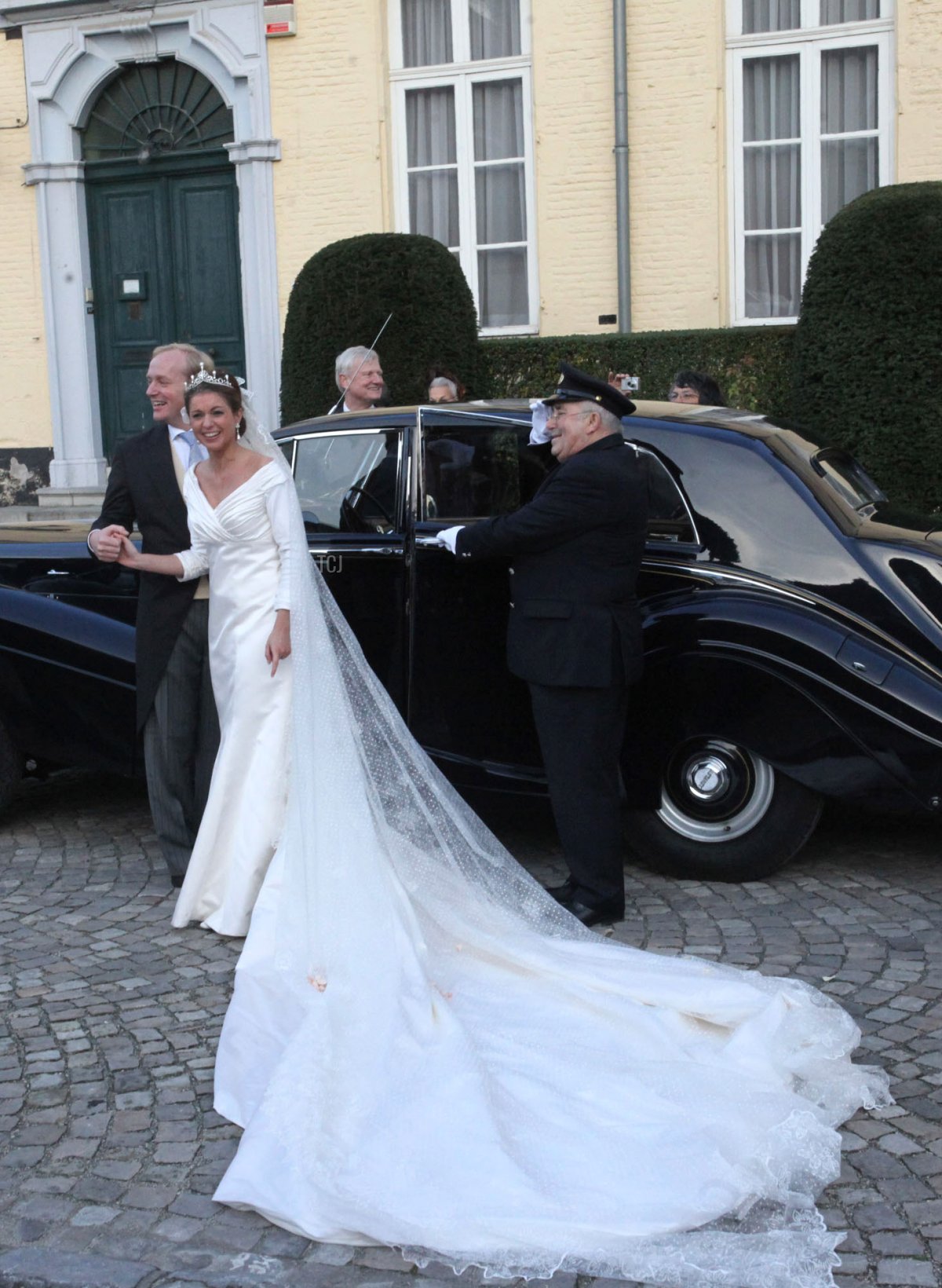 Annemarie Gualtherie van Weezel and Prince Carlos de Bourbon de Parme's royal wedding in Brussels, November 2010