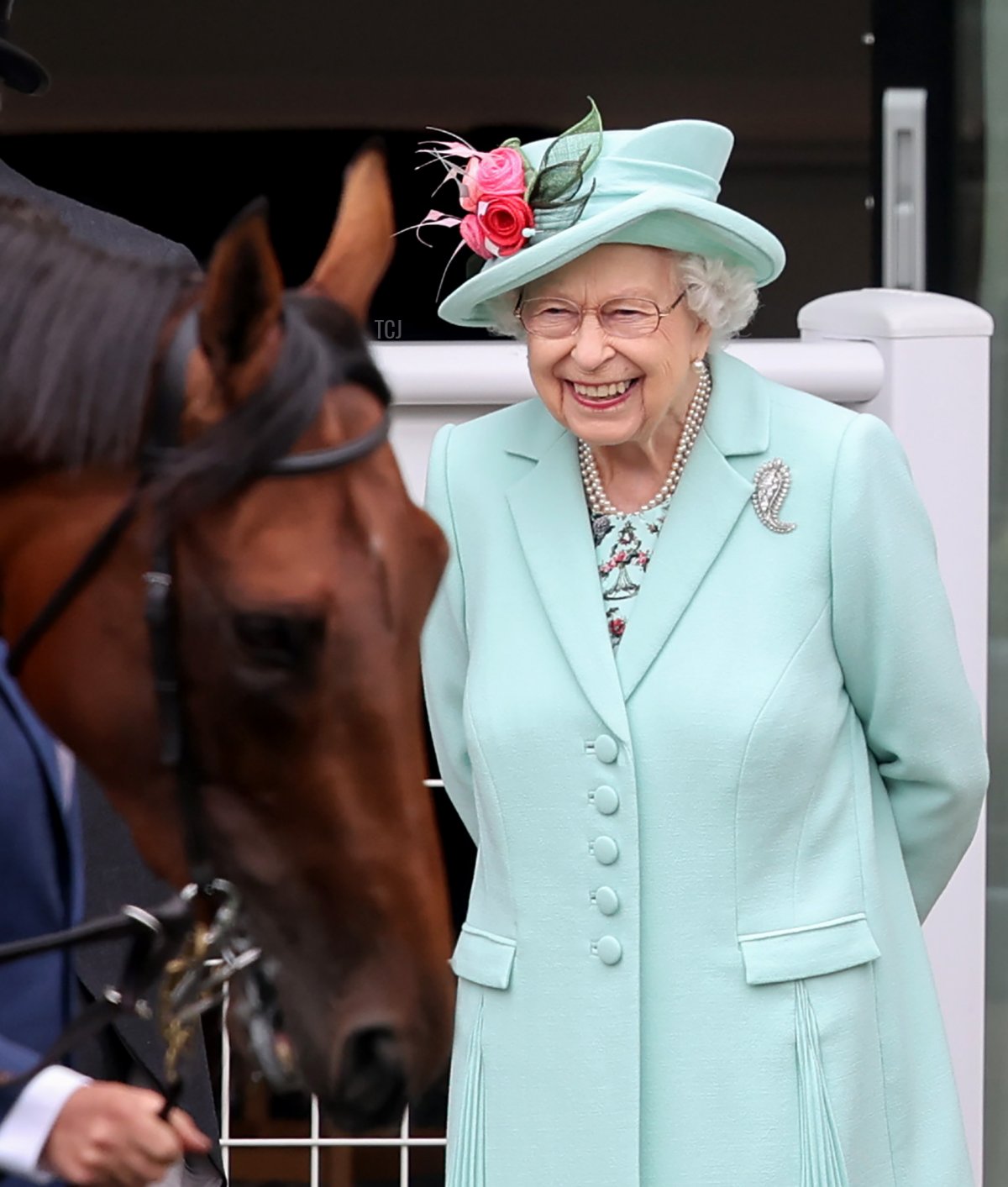 Queen Elizabeth II attends Royal Ascot 2021 at Ascot Racecourse on June 19, 2021 in Ascot, England