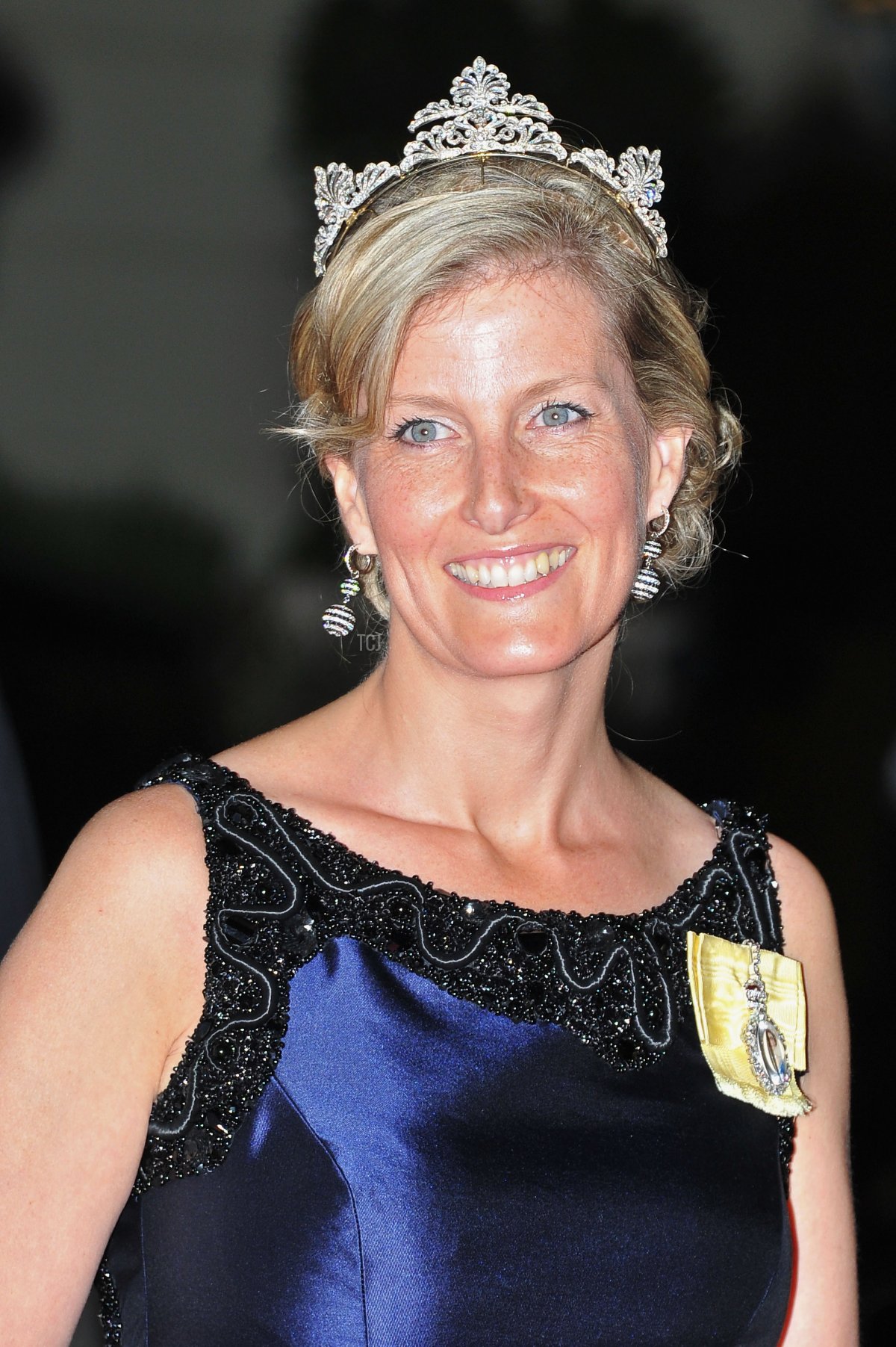 Sophie, Countess of Wessex attends a dinner at Opera terraces after the religious wedding ceremony of Prince Albert II of Monaco and Princess Charlene of Monaco on July 2, 2011 in Monaco