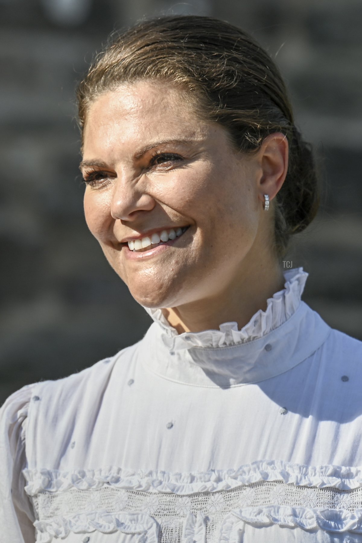 Crown Princess Victoria's 44th birthday celebrations at Borgholm's castle ruins on July 14, 2021 in Borgholm, Sweden