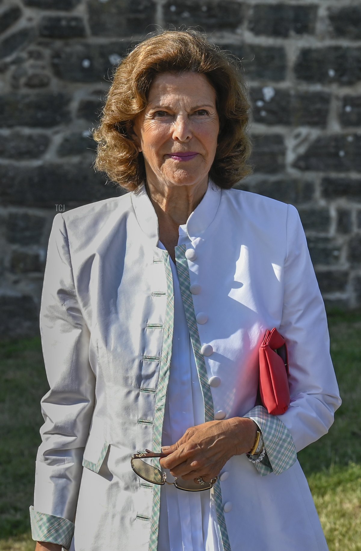 Crown Princess Victoria's 44th birthday celebrations at Borgholm's castle ruins on July 14, 2021 in Borgholm, Sweden
