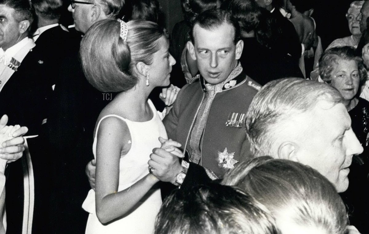 Princess Paola dances at the Waterloo Ball, June 1965