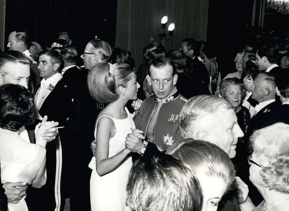 Princess Paola dances at the Waterloo Ball, June 1965