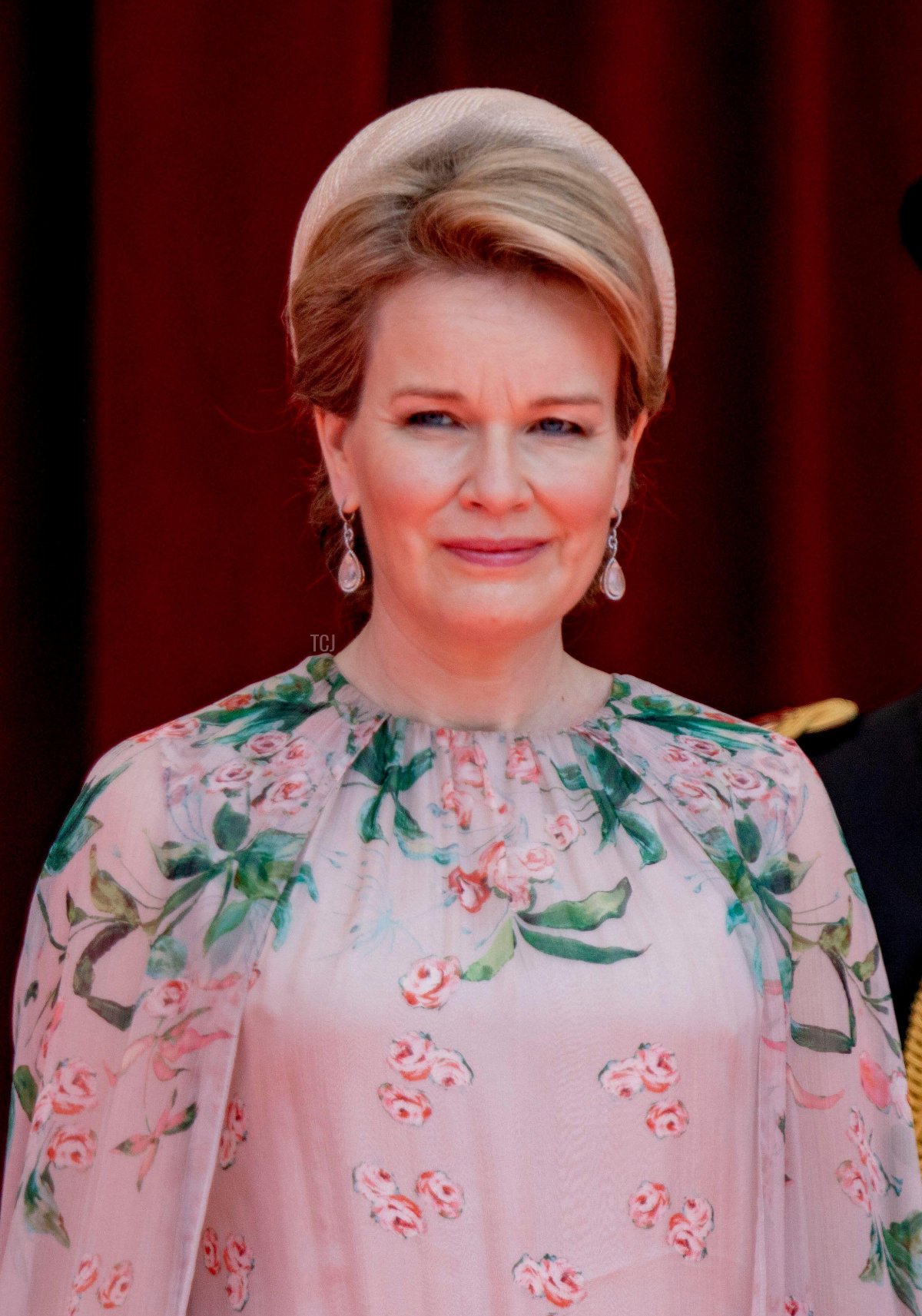Queen Mathilde attends the military parade in Brussels on National Day, July 21, 2021
