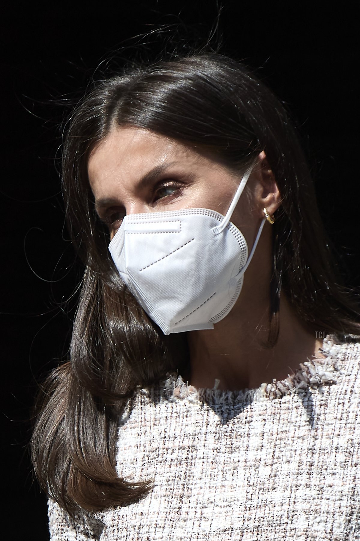 Queen Letizia of Spain attends a meeting at the AECC (Spanish Association Against Cancer) on July 22, 2021 in Madrid, Spain