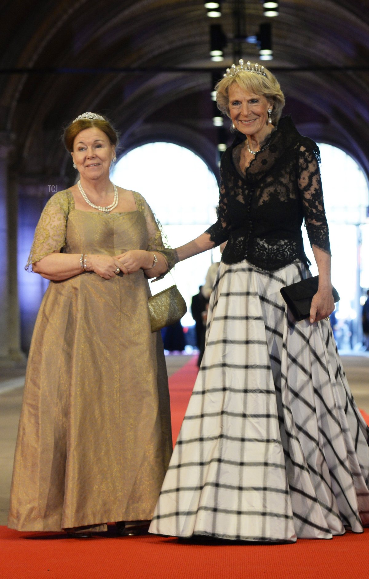 Princess Irene of the Netherlands attends a dinner hosted by Queen Beatrix of The Netherlands ahead of her abdication in favour of Crown Prince Willem Alexander at Rijksmuseum on April 29, 2013