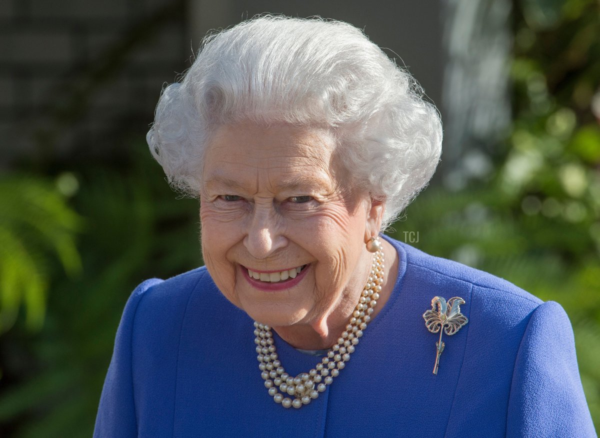 Britain's Queen Elizabeth II visits the Chelsea Flower Show in London on May 22, 2017