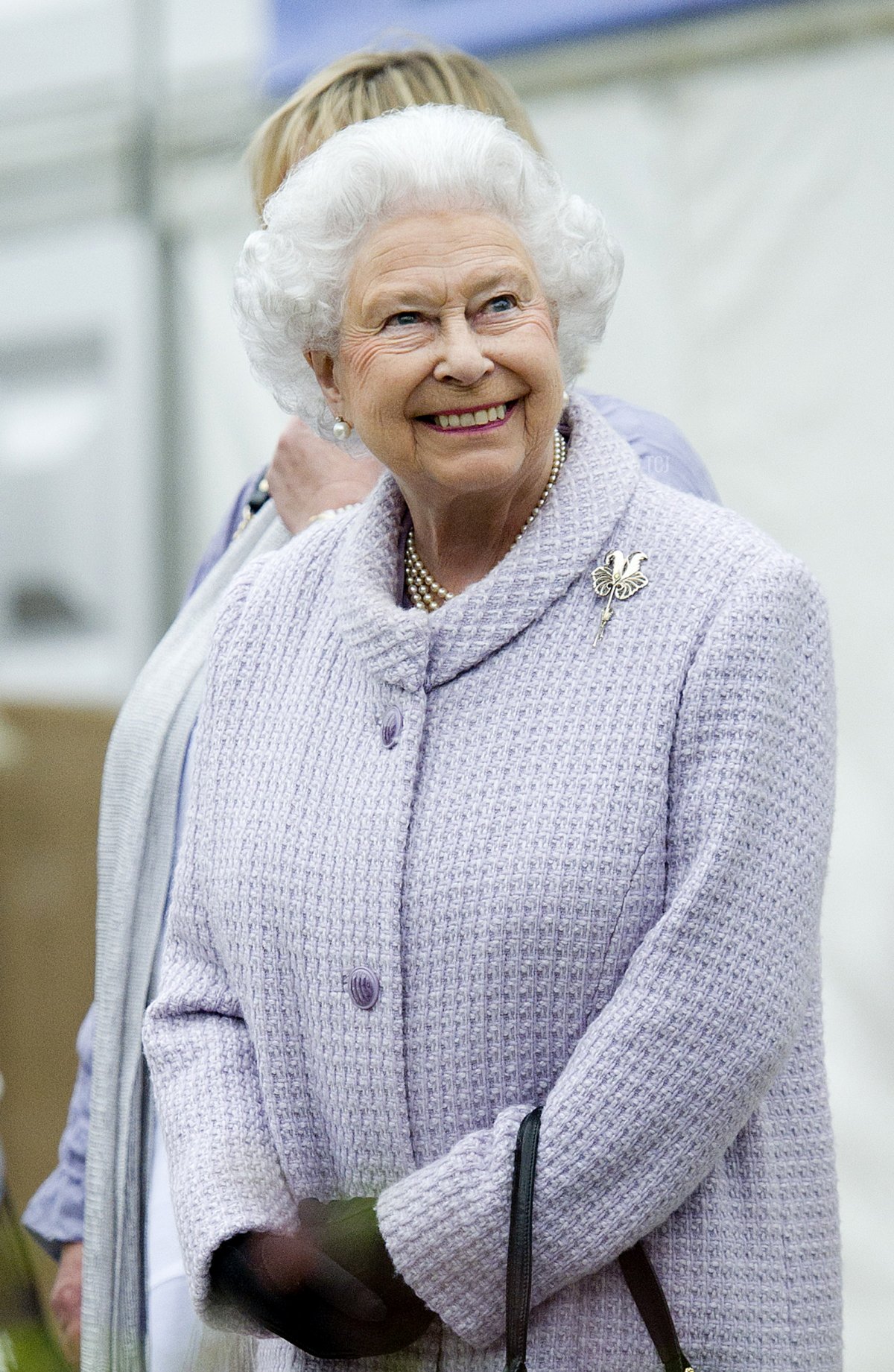 Britain's Queen Elizabeth II vists the Chelsea Flower Show in London on May 20, 2013