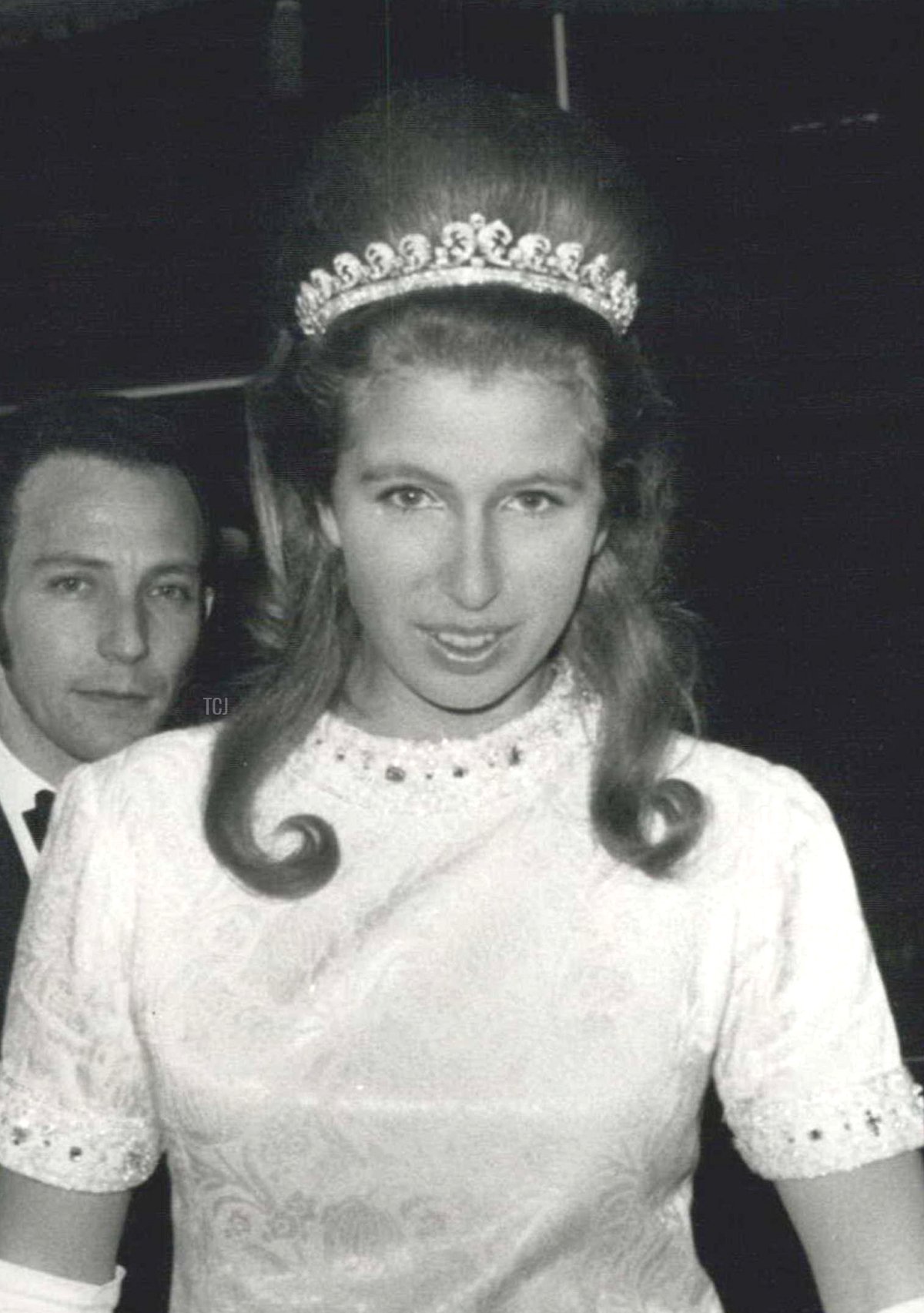 Princess Anne attends a film premiere at the Warner Theatre, November 1969